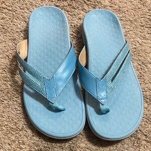Vionic Light Blue Flip Flop Sandals